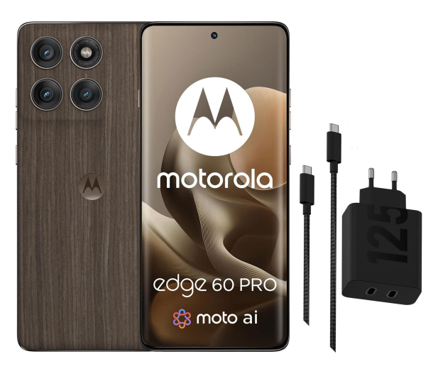 Motorola edge 60 pro 5G 12/512GB Walnut 120Hz + Ładowarka 125W - 1417970 - zdjęcie